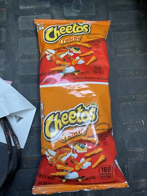 A rare Error bag of Cheetos crunch