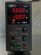 TACKLIFE 0-30V DC 10-AMP Variable Power Supply Course /Fine Adjustment 12V MDC02