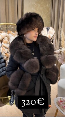 Luxuriös Parka Jacke mit fur