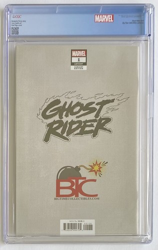 Ghost Rider #1 Abr 22 CGC 9.8 MARVEL COMICS BTC VARIANTE VIRGEN EDICIÓN KAEL NGU  - Imagen 2 de 4
