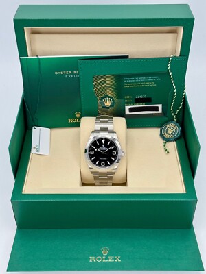 ROLEX グリーンレザー　型番14270 空箱　コマ2個 本物 s-l400.jpg