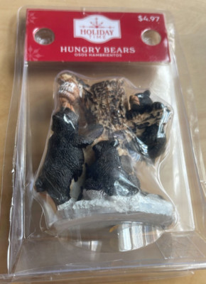 Holiday Time Hungrig Bären Weihnachten Figur Neu Mit Kiste