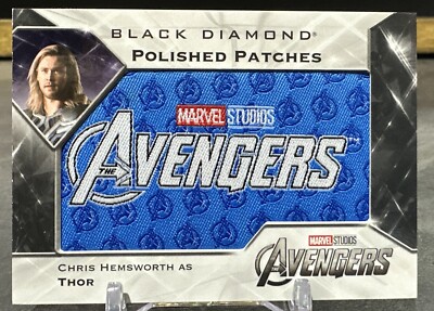 2021 UPPER DECK MARVEL BLACK DIAMOND CHRIS HEMSWORTH THOR POLISHED 