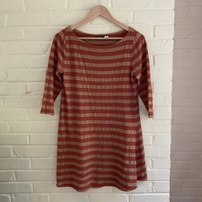BDG Urban Outfitters Striped Boat Neck Casual Dress Womens Size Large *Flaw*
