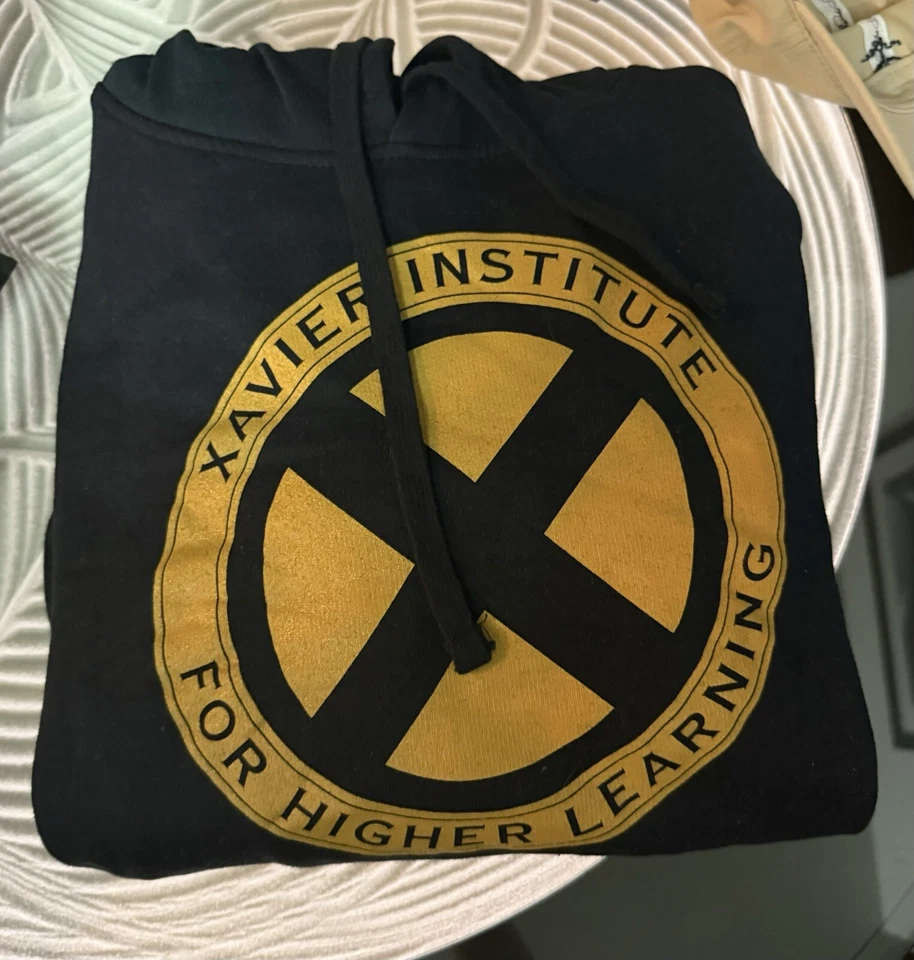X-Men Xavier Institute Alma Mater Marvel Pullover Sudadera Hombres Sudadera con Capucha NUEVO Foto 4 de 4