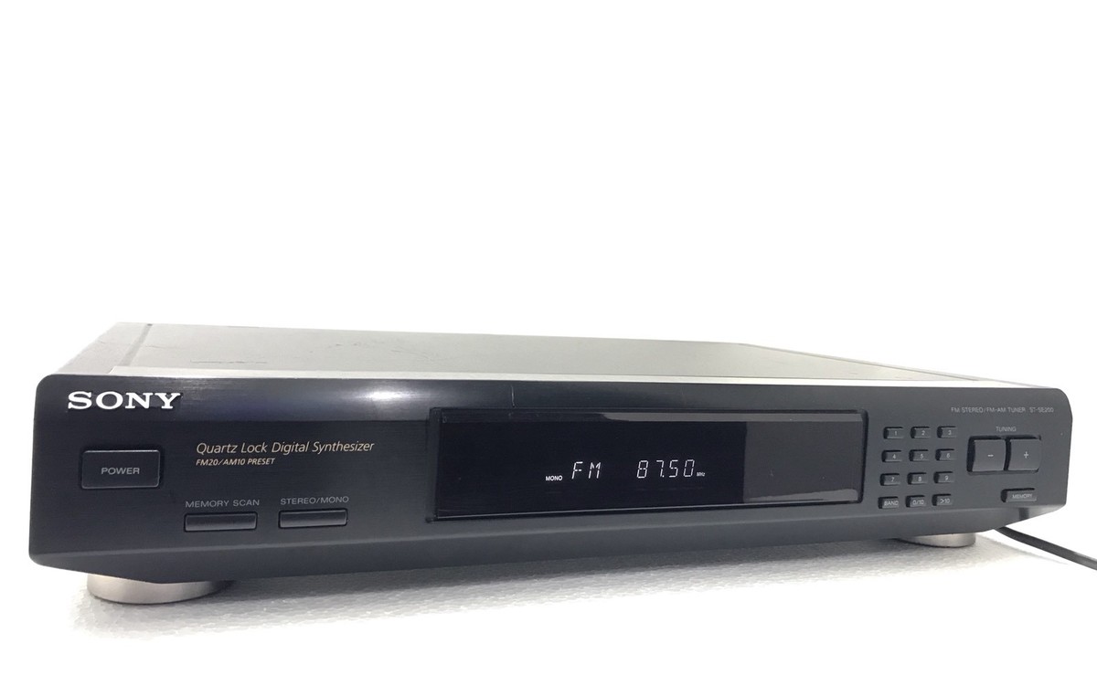 SONY ST-SE200 FM/AM RDS Stereo Digital Tuner Vintage 1996