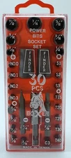 Boxer Tools 30 Pc Power Bits & Nut Driver Set