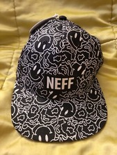 New W/ Tag Neff Smiley Face Adjustable Trucker Hat Snapback
