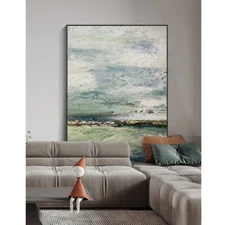 Nordic Style Oil Painting Abstract Handmade Canvas Decorative Mural Unframe