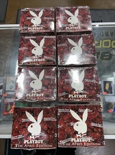 1995 Sports Time Playboy Centerfold Collector Cards APRIL Edition X8 Box Lot!