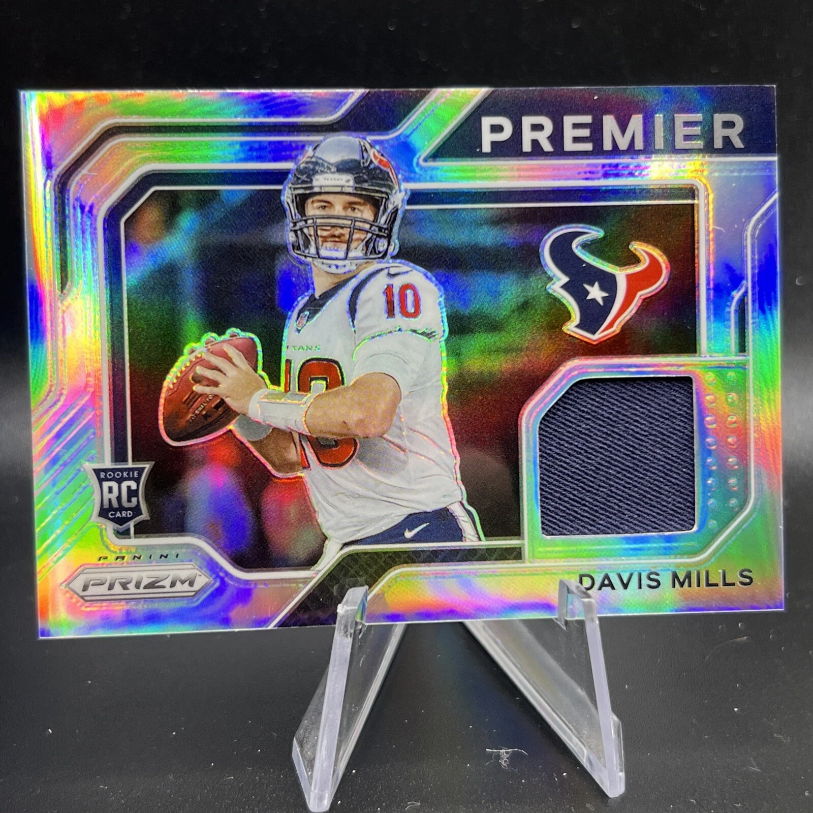 Davis Mills Panini Prizm Premier Jersey #PJ19 Base