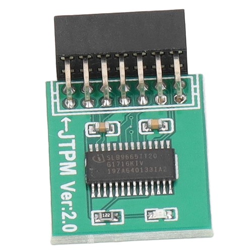 For MSI TPM 2.0 Module 14 Pin LPC Interface TPM Module Board For Win11 Green ◈ - Picture 11 of 12
