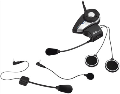 Sena 20S Motorcycle Bluetooth Headset Communication System with Mic and Speakers