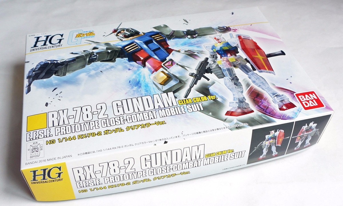 RX-78-2 GUNDAM Color Clear 1/48　ガンダム展 Amazon.com: RX-78-2 GUNDAM Color Clear MEGA SIZE MODEL -THE