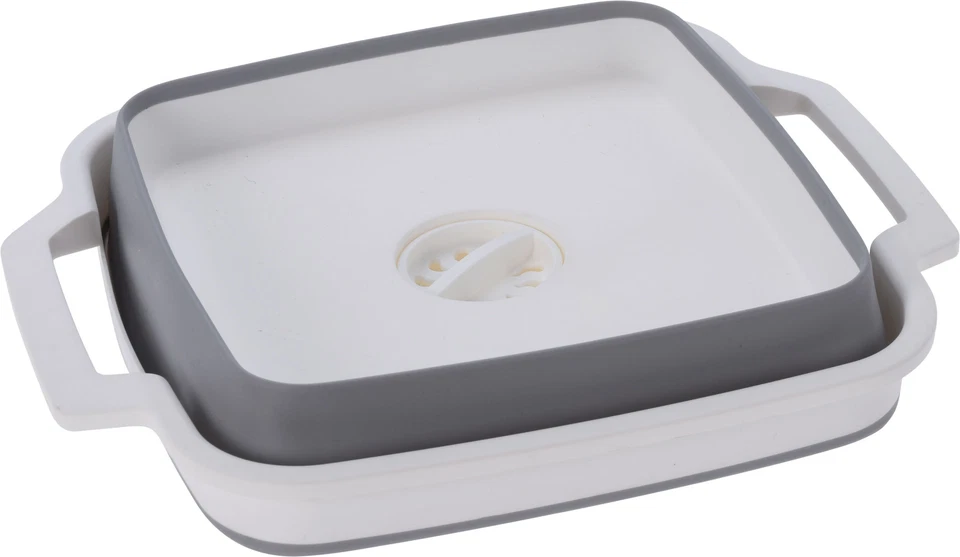 Camping Spül Wanne faltbar + Zubehör - 10L - Festival Falt Schüssel Wasch Becken - Bild 3 von 4