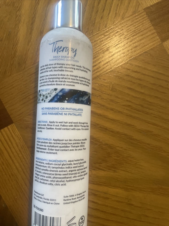 Lote de 2 botellas de champú y acondicionador diario SEDU Therapy -10,1 fl oz/300 ml nuevas Foto 3 de 3