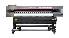 Deluxe 1620mm 64" Eco Solvent Printer DUAL Epson I1600 Head Large Format 2400dpi