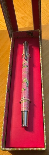 NIB LILLY PULITZER Ball Point Pen "Animal Crackers" Print Black Ink - Picture 2 of 4