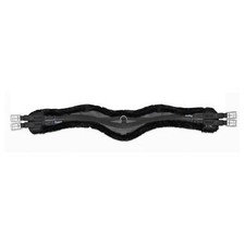 Shires ARMA SupaFleece Anatomical Girth with Elastic - Black