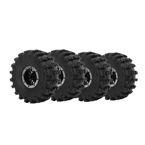 4Pcs RC Car Tire 2.2in Aluminium Alloy Hub Rubber Wheel Accessory Set Kit F MU - Picture 7 of 24