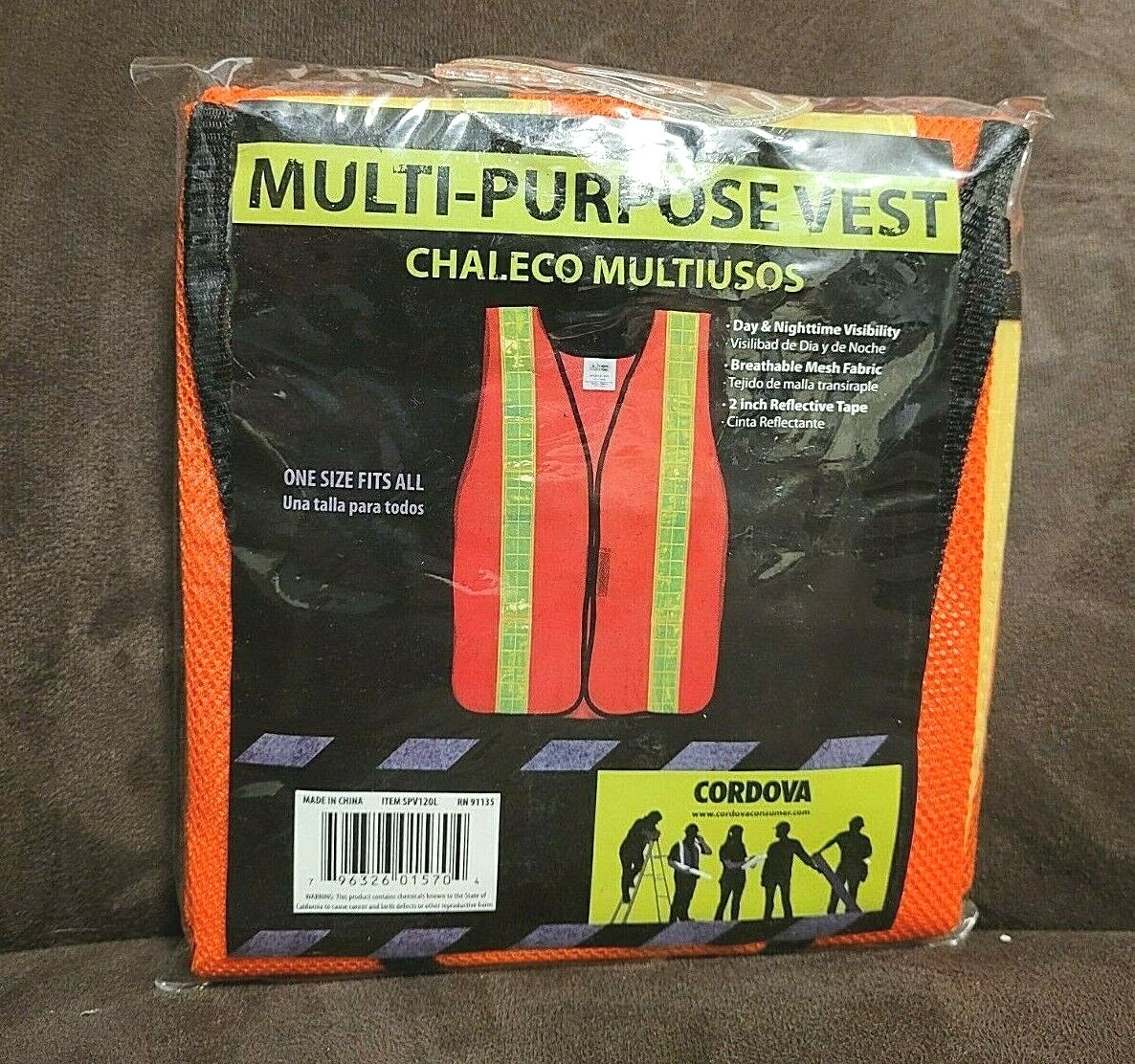 Reflective Safety Work Vest High Visibility Never Opened