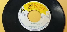 RARE/ CHRISTOPHER  McDONALD - YOU WILL KNOW /REGGAE 45"  FREEDOM SOUNDS
