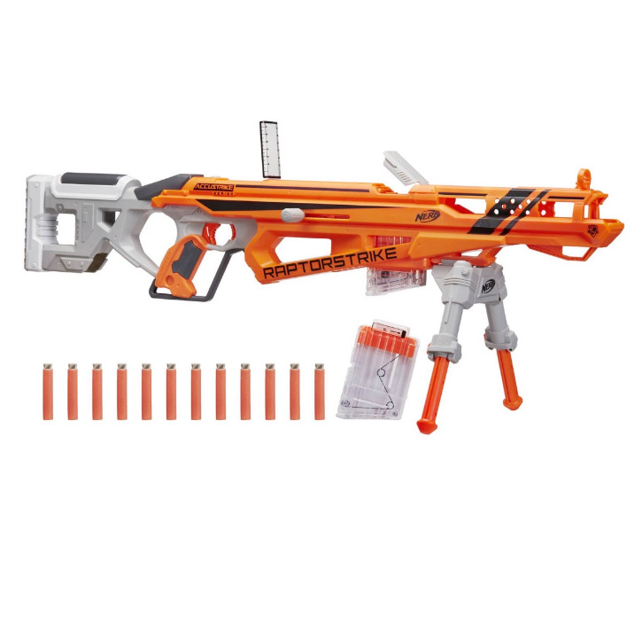 Lærd svamp Elektriker New Nerf Sniper Rifle Accustrike Raptor Strike Blaster Toy Guns for Boys  Gift | eBay