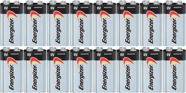 Energizer Max 9V 9 Volt 522 6LR61 6AM6 Batterie Alcaline X 16-image
