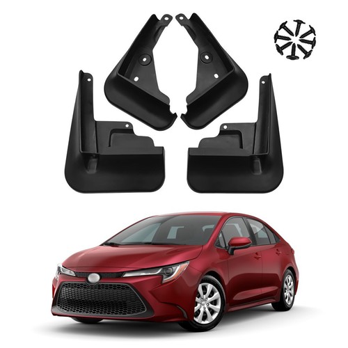 Front & Rear Splash Guards Mud Flaps For Corolla E210 Sedan 2020-2023 AT - Picture 3 of 6