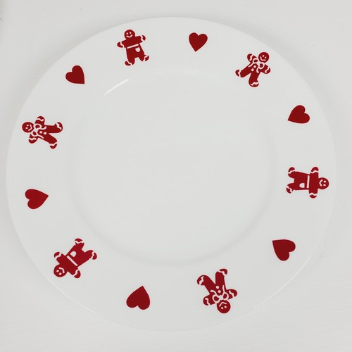 Corelle Gingerbread Man Dinner Plates Set Of 5 Christmas Serving Santa Holiday - Picture 7 of 12