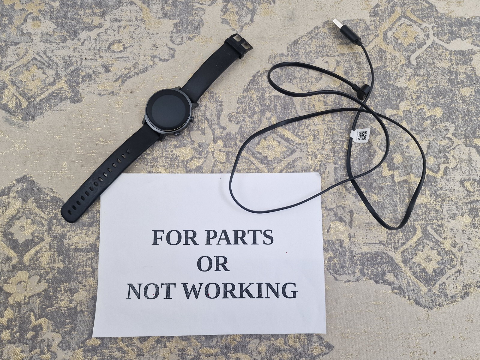 Ticwatch E3 Smartwatch for Men Wear OS from Google with Qualcomm - FAULTY