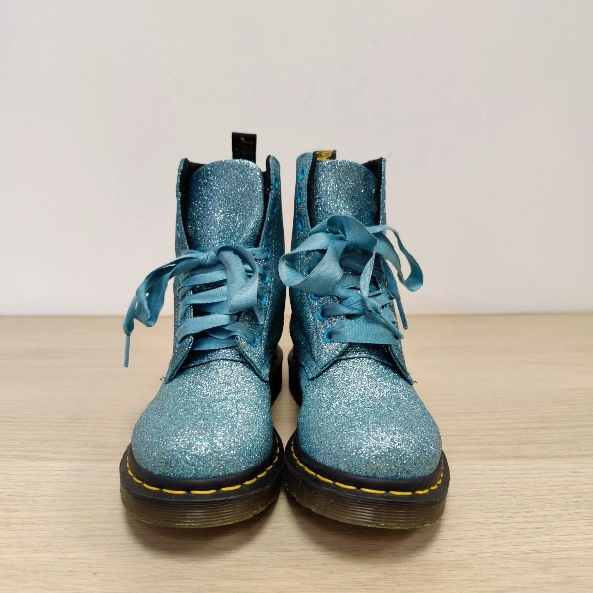 Dr martens pascal glitter turquoise outlet