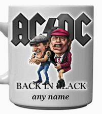 NEW 2024AC/DC- MUSIC COLLECTION PERSONALISED Gift Mug by MUGS4EVRYONE