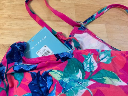 New Women's Bal Harbour Swim Top Sz XXL-20 Azalea-Fits up to a D Cup* - Picture 5 of 6