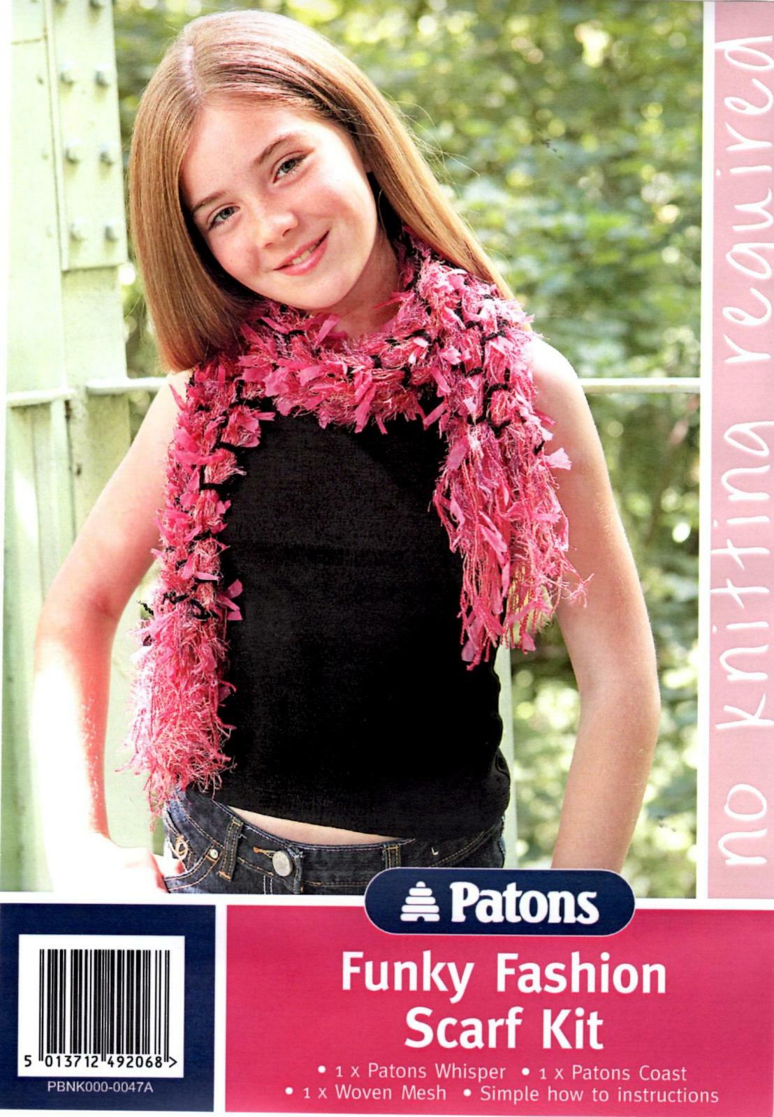 Patons Funky Moda Bufanda - Rosa patons/Whisper