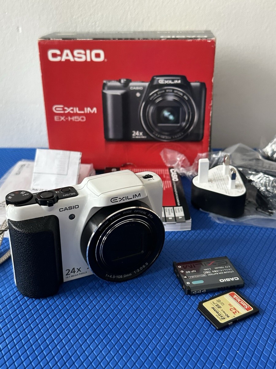 522 CASIO EXILIM EX-H50ホワイト Casio - EX-H50 - Digital Camera - 16.1 Megapixels - White