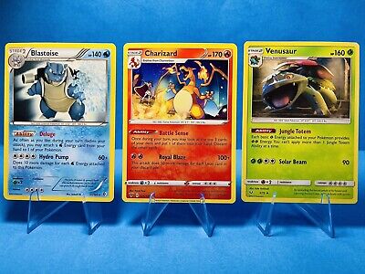 Charizard Blastoise & Venusaur 3 Card Set - Rare Pokemon Charizard Blastoise & Venusaur 3 Card Set - Rare Pokemon