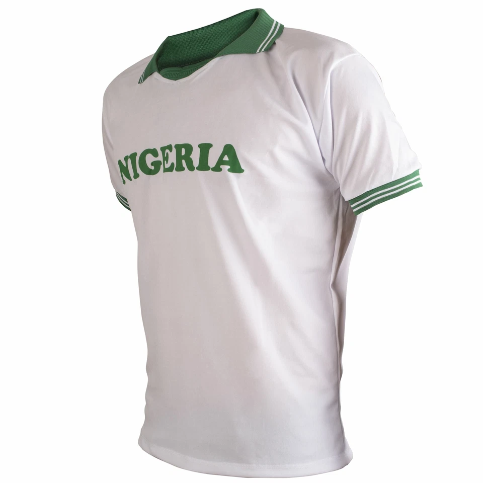 Camiseta Retro De Fútbol De Nigeria 1988 De Manga Corta Para Hombre - Imagen 2 de 4