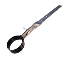 Highcraft 1-1/2-4"in Galvanized Steel DWV Pipe Hanger 12"in Stem Length Plumbing