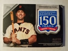 Buster Posey 2019 Topps 150th Anniversary Manufactured Patches #AMP-BP S2 Giants