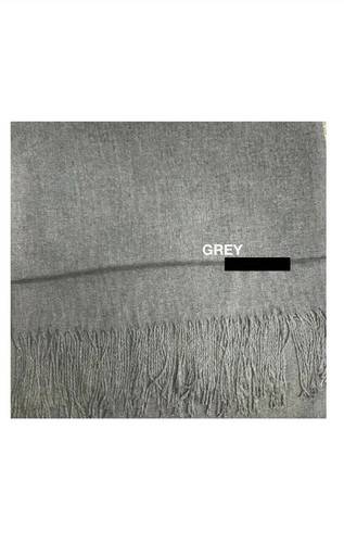 THICK Material plain Shawl Scarf BIG Pashmina Wool Winter Woolen Wrap - Picture 4 of 8