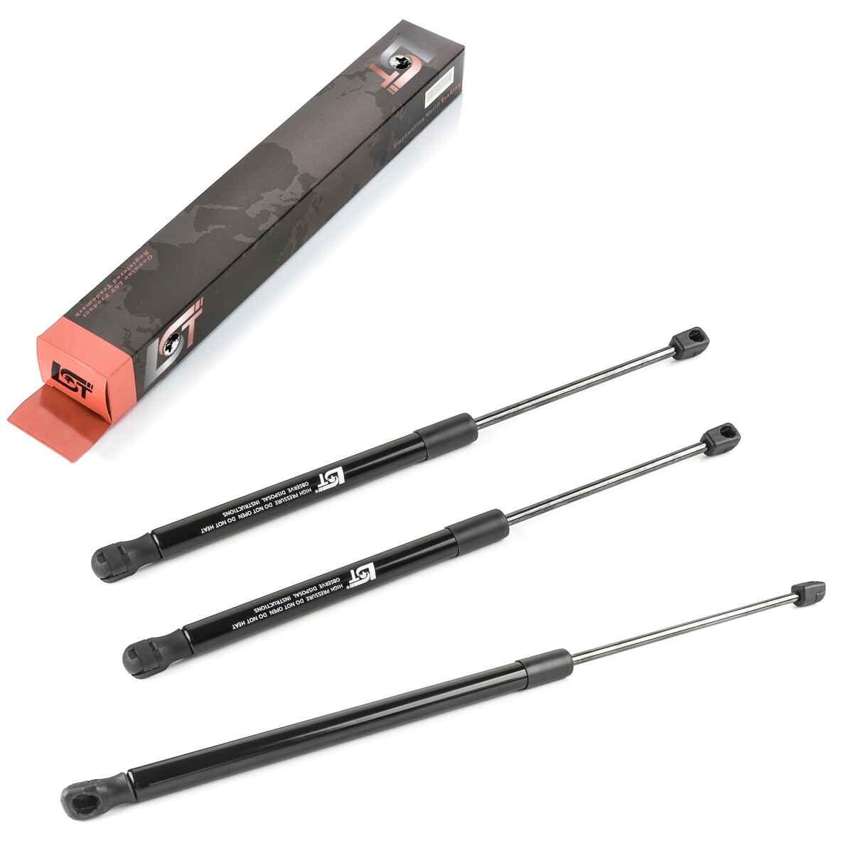 3x Damper Tailgate Gas Spring Hood Set for Opel Astra H Twintop L67