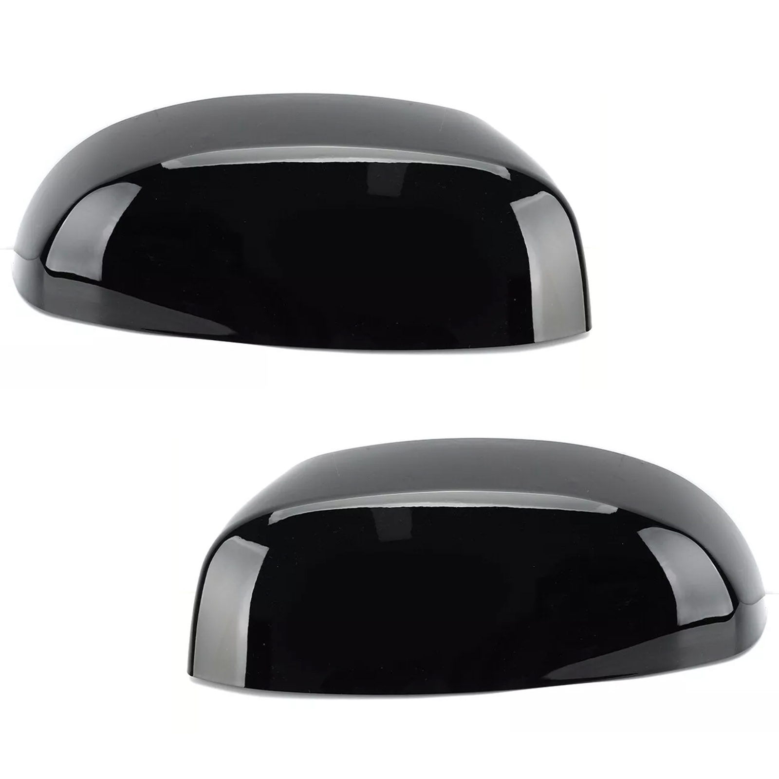 2X Gloss Black For 2007-2013 Chevy Silverado GMC Yukon Sierra Mirror Covers Caps