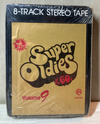 SUPER OLDIES OF THE 60's Volume 9 NEW SEALED 8-Track Tape