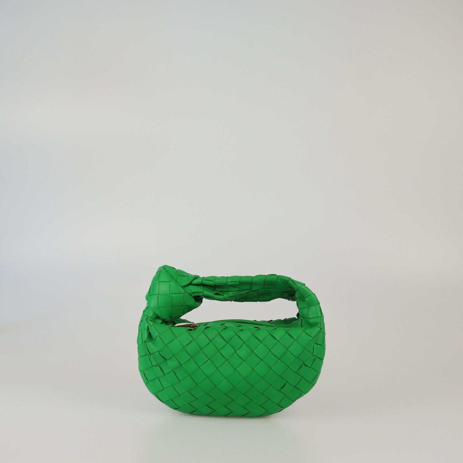 Bottega Veneta Green Intrecciato Mini Jodie Hobo