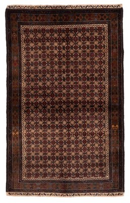 Traditional Vintage Hand-Knotted Area Rug 4'0'' x 6'3'' Oriental Wool Carpet