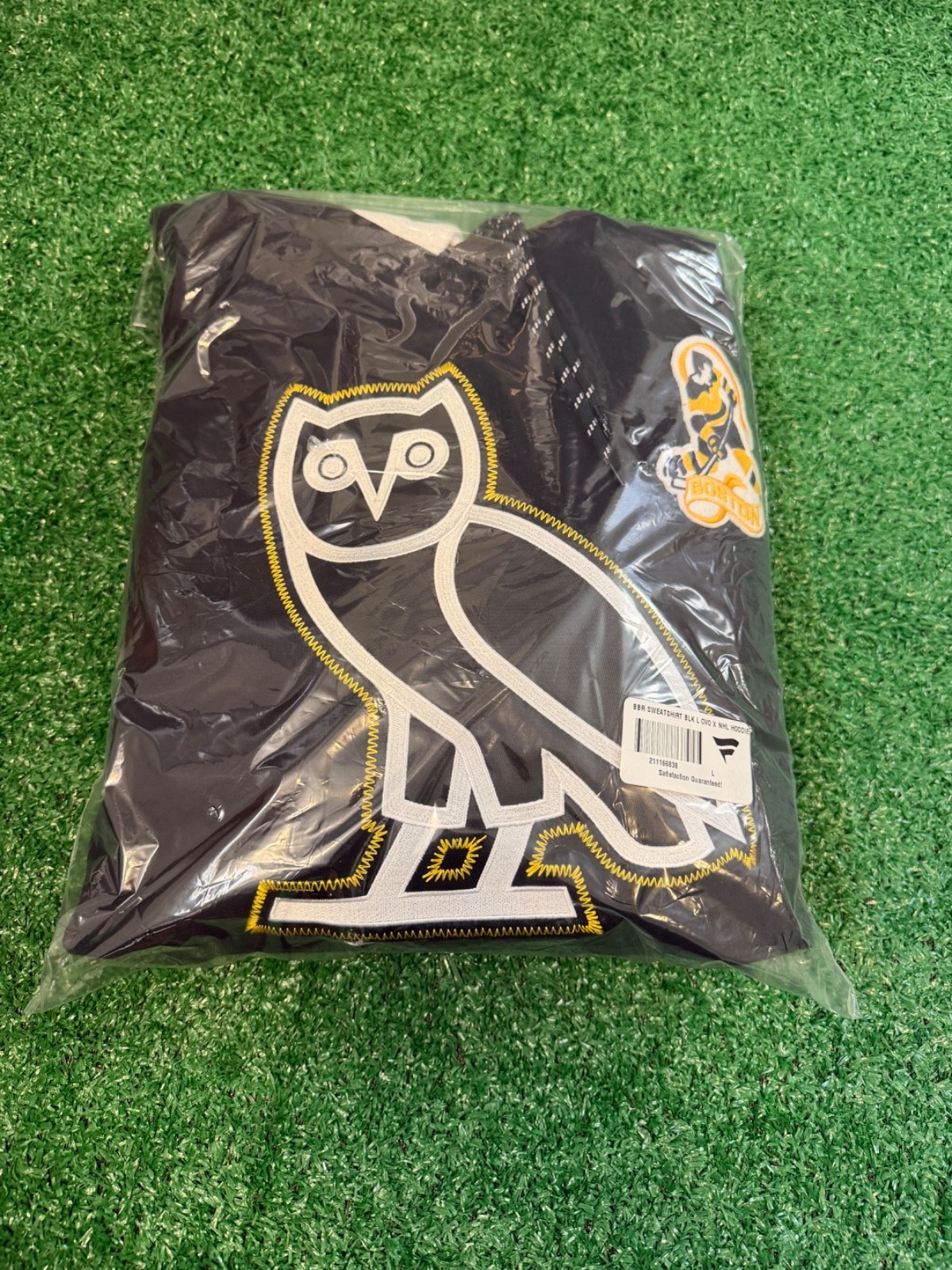 New Boston Bruins Drake OVO x NHL Fleece Hoodie Men’s Size Large Limited $200