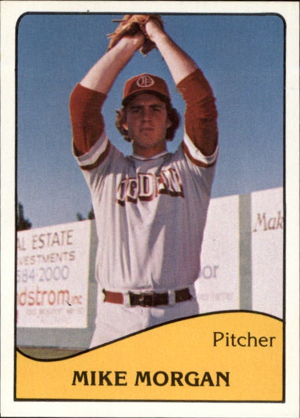 1979 Ogden Oakland A's Athletics TCMA Minor League Card #3 Mike Morgan