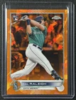 CAL RALEIGH 2022 TOPPS CHROME SAPPHIRE #277 ROOKIE ORANGE REFRACTOR RC 20/25