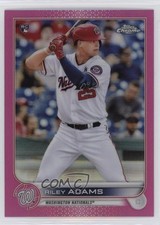 2022 Topps Chrome Pink Refractor Riley Adams #103 00gy